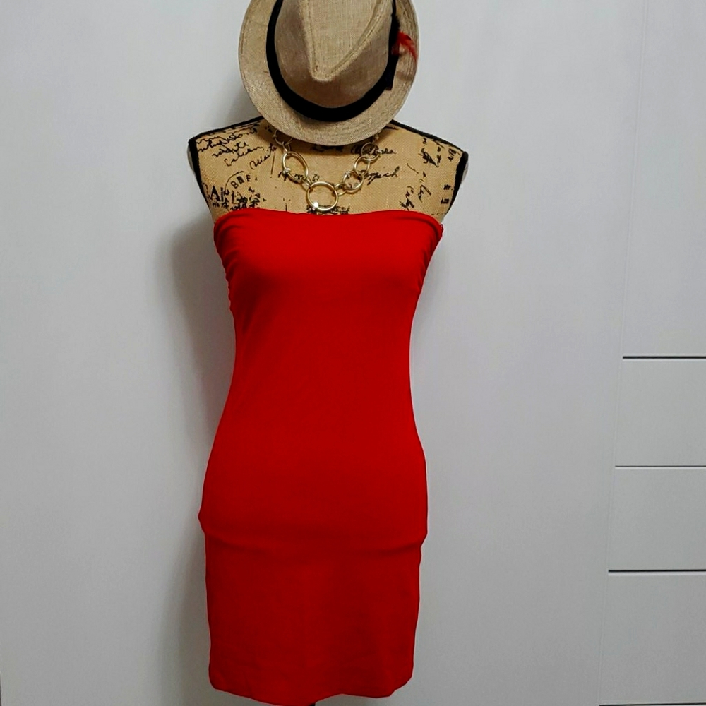 Tube top dress